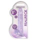 Realrock 8inch Jelly Dildo - Ομοίωμα Μωβ 21εκ
