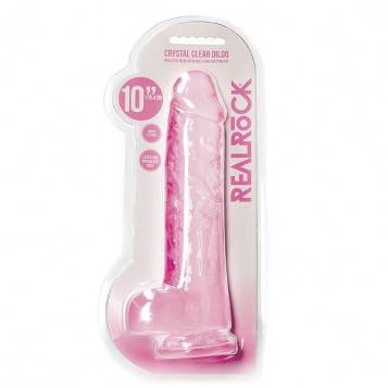 Realrock 10inch Jelly Dildo - Ομοίωμα Ροζ 25εκ Realrock 10inch Jelly Dildo - Ομοίωμα Ροζ 25εκ