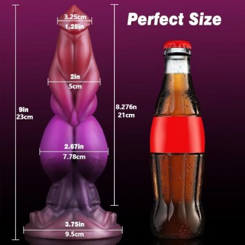 Std Alien Monster Liquid Silicone - Dildo Μωβ 21εκ