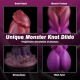 Dildo - Std Alien Monster Liquid Silicone - Dildo Μωβ 21εκ