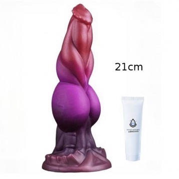 Std Alien Monster Liquid Silicone - Dildo Μωβ 21εκ