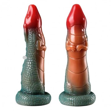 Std Dragon Snake - Dildo Πράσινο 17.5εκ