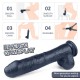 Penis Dummies - Passion Labs Kylie Dildo Black 16cm