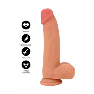Inferno Liquid Silicone Realistic Dildo - Φυσικό 18 εκ 