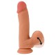 Dildos - Inferno Silicone Realistic Dildo Flesh Balls 14cm