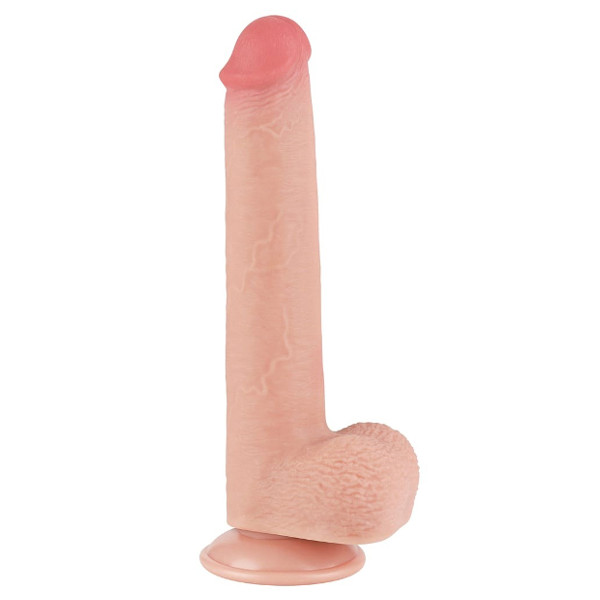 Dildo - Lovetoy Sliding Skin Dual 9 New - Φυσικό 16εκ Dildo - Lovetoy Sliding Skin Dual 9 New - Φυσικό 16εκ