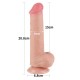 Ομοιώματα - Lovetoy Sliding Skin Dual 8 New - Φυσικό 15εκ