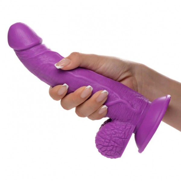 Xr Brands - Dildo Με Όρχεις Μωβ 21.5 εκ Xr Brands - Dildo Με Όρχεις Μωβ 21.5 εκ