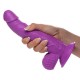 Xr Brands - Dildo Με Όρχεις Μωβ 21.5 εκ Xr Brands - Dildo Με Όρχεις Μωβ 21.5 εκ