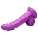 Xr Brands - Dildo Με Όρχεις Μωβ 21.5 εκ Xr Brands - Dildo Με Όρχεις Μωβ 21.5 εκ