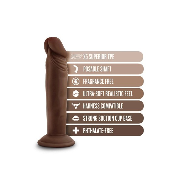Dr. Skin Posable - Ομοίωμα Πέους 16.5 εκ Καφέ Dr. Skin Posable - Ομοίωμα Πέους 16.5 εκ Καφέ