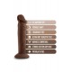 Dr. Skin Posable - Ομοίωμα Πέους 16.5 εκ Καφέ Dr. Skin Posable - Ομοίωμα Πέους 16.5 εκ Καφέ
