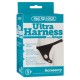 Strap on Belts - Ultra Harness With Snaps Black