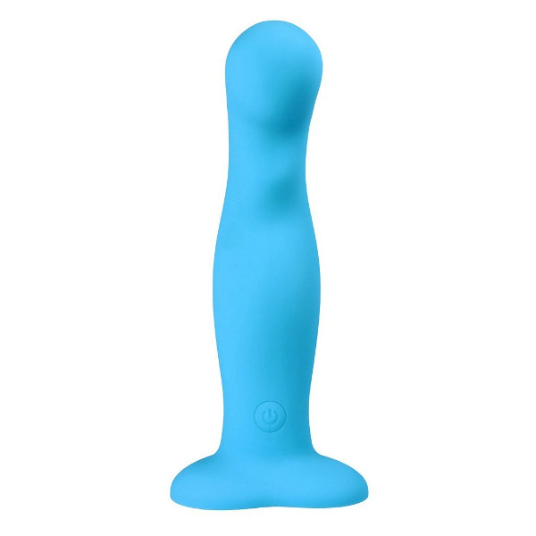 Non Realistic - Virgite Silicone Remote Vibrator Light Blue Non Realistic - Virgite Silicone Remote Vibrator Light Blue