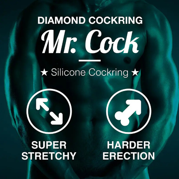 Penis Rings - Μr. Cock Silicone Penis Ring Black