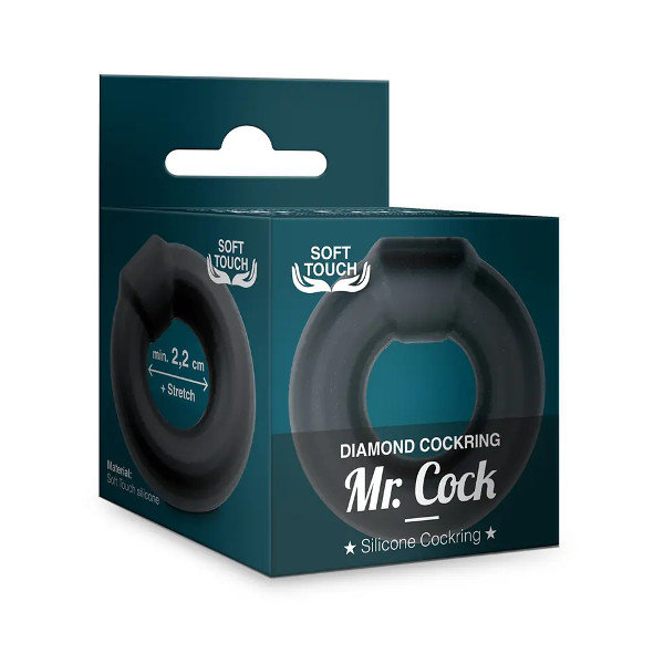 Penis Rings - Μr. Cock Silicone Penis Ring Black
