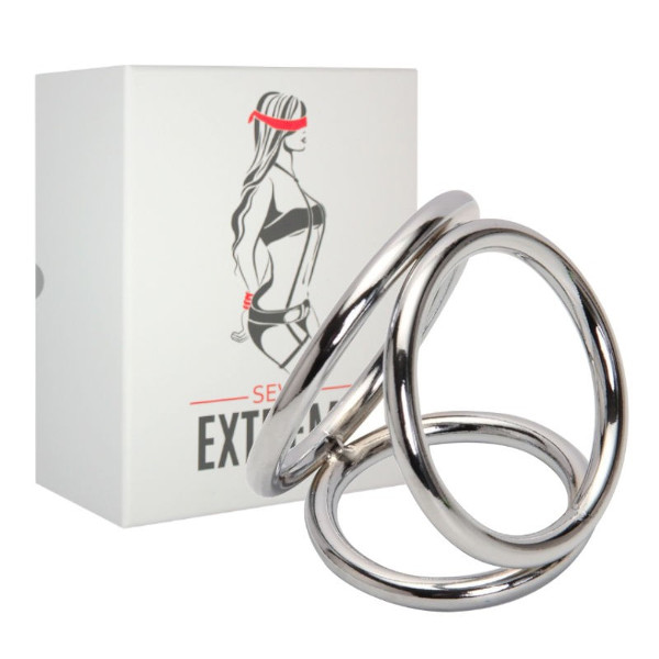 Penis Rings - Sevw Extreme Triple Steel Cock Ring