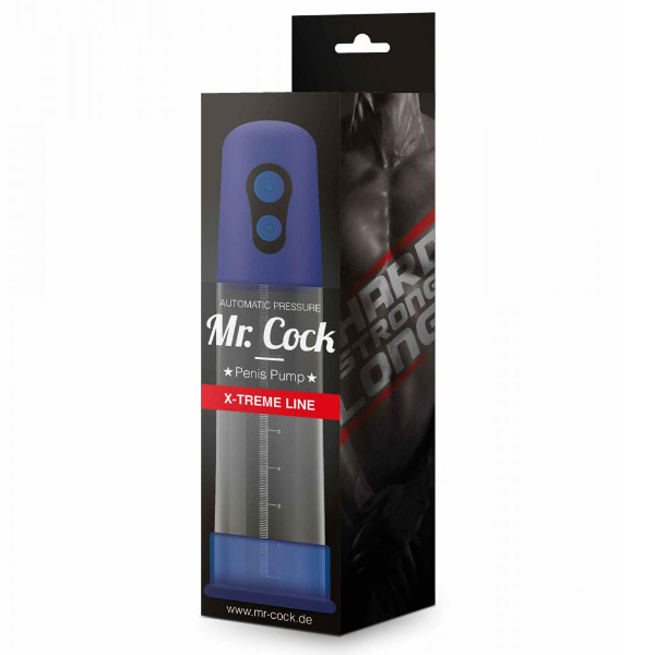 Ανδρικά - Mr.Cock Automatic Pressure - Αντλία Πέους Μπλε