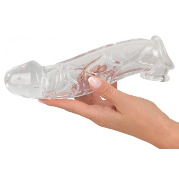 Crystal Penis Sleeve - Προέκταση Με Δακτύλιο 23 εκ Διάφανο Crystal Penis Sleeve - Προέκταση Με Δακτύλιο 23 εκ Διάφανο