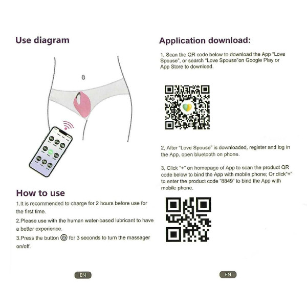 Με εφαρμογή - Zenn Panty Pleasure App - Δονητής Εσωρούχου Ροζ