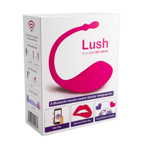 Vib Eggs - Lovense Lush Wearable Bullet Vibrator Fuchsia Vib Eggs - Lovense Lush Wearable Bullet Vibrator Fuchsia