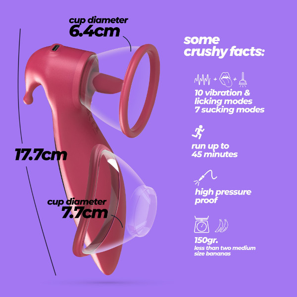 Special - Crushious Saci Clitoral and Nipple - Διεγερτής Φούξια