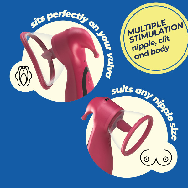 Special - Crushious Saci Clitoral and Nipple - Διεγερτής Φούξια