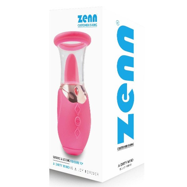G Vibrators - Zenn Sucking and Licking Pleasure Toy Pink