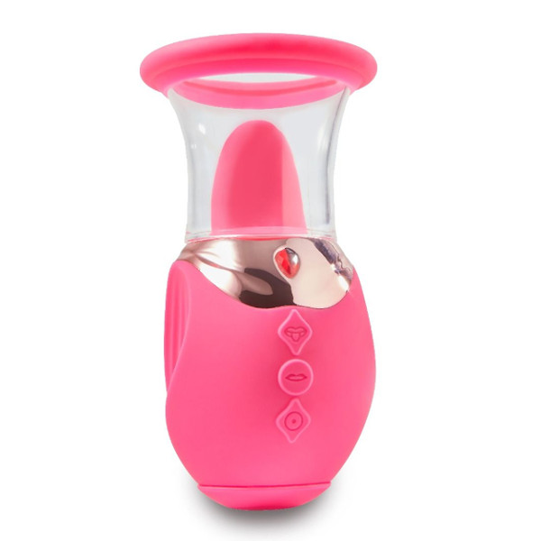 G Vibrators - Zenn Sucking and Licking Pleasure Toy Pink