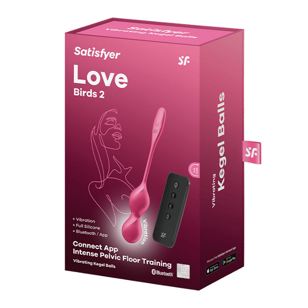 Γυναικεία Toys - Satisfyer Love Birds 1 Connect App - Φούξια Γυναικεία Toys - Satisfyer Love Birds 1 Connect App - Φούξια