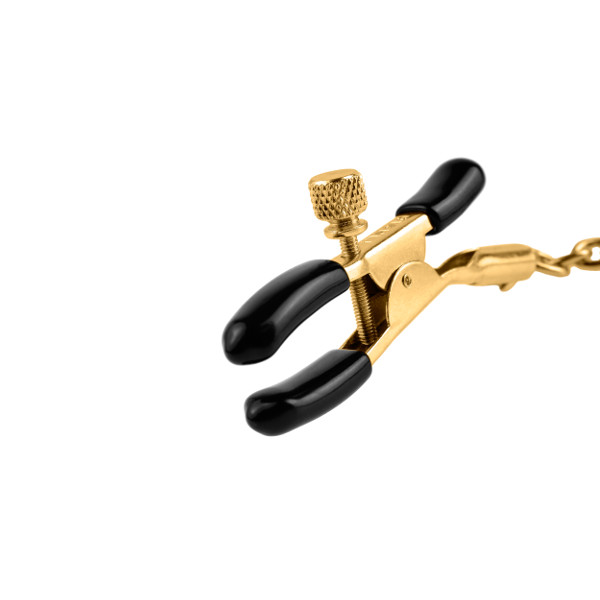 Nipple Play - Exclusive Fetish Boss Nipple Clamps Gold