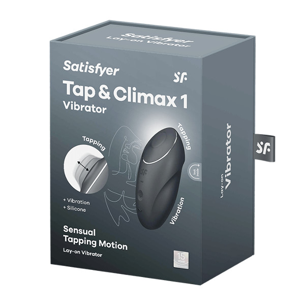 Satisfyers for Woman - Satisfyer Tap and Climax Black Satisfyers for Woman - Satisfyer Tap and Climax Black