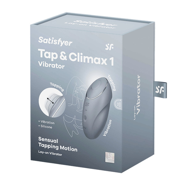 Satisfyers for Woman - Satisfyer Tap and Climax Grey Satisfyers for Woman - Satisfyer Tap and Climax Grey
