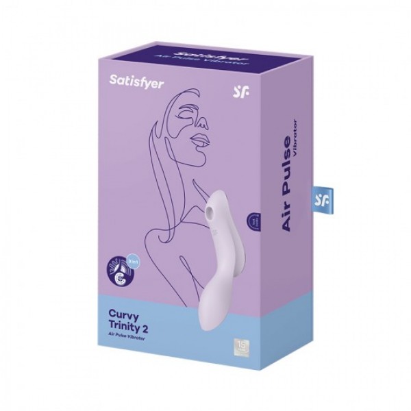 Women Toys - Satisfyer Curvy Trinity 2  Vibrator Violet